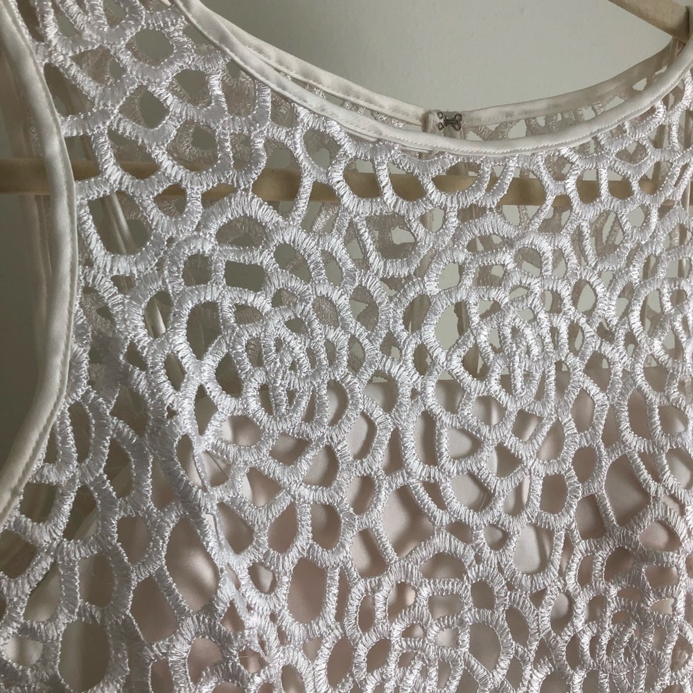 Cache White Lace Gown, size 2